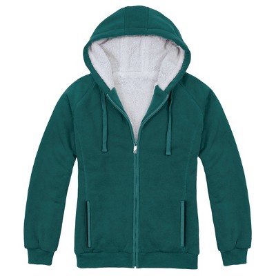 Collections Etc Women's Comfy Fleece Lined Hoodie