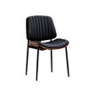 NicBex Set of 2 Retro Faux Leather Dining Chair with Metal Frame,Upholstered Armless Chairs for Kitchen,Living Room - 2 of 4