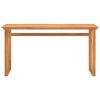Bussandri Desk 120x45x75 cm Solid Wood Teak - 3 of 4