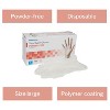 McKesson 14-118 Large Vinyl Exam Gloves Clear Powder Free Non-sterile (Box of 100) - 2 of 4