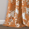 2pk 54"x84" Light Filtering Botanical Garden Curtain Panels Orange - Lush Décor - image 4 of 4