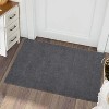 Washable Area Rugs, Modern Woven Office Floor Carpet Contemporary Rug, Living Room Rug, Soft Surface, Durable Edge, Non-Slip Backing - 2 of 4