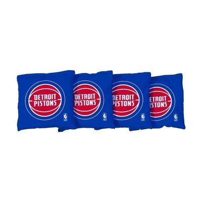 NBA Detroit Pistons Corn-Filled Cornhole Bags Royal Blue - 4pk