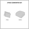 Gulches 3 Piece Cotton Jacquard Comforter Set Blush King/Cal King - 4 of 4