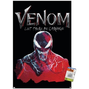 Trends International Marvel Venom: Let There be Carnage - Black and Red Unframed Wall Poster Prints - 1 of 4