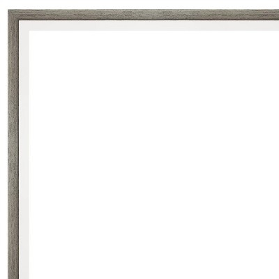 Lucie Silver White Wood 11x14 Wall Picture Frame
