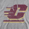 Central Michigan University Official Distressed Primary Adult Pull-Over Hoodie - 2 of 4