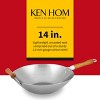 Ken Hom Excellence Carbon Steel Uncoated Wok - Uncoated Carbon Steel Wok - 14 inches - 2 of 4