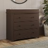 Child Craft Harmony 3 Drawer Dresser with Removable Changing Table Topper, Ample Storage, Anti-Tip Kit Included to Prevent Tipping, Baby Safe Finish - 2 of 4