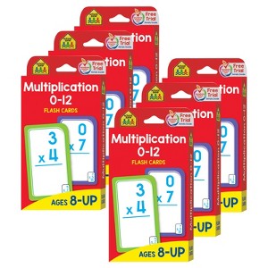 School Zone Publishing Multiplication 0-12 Flash Cards, 6 Packs - 1 of 1