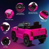 Electric Car for Kids, Licensed Toyota Tundra 12V Electric Truck, Off-Road Kids Pickup Car w/Remote - 3 of 4