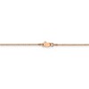 Black Bow Jewelry 0.9mm, 14k Rose Gold, Box Chain Necklace - 3 of 4
