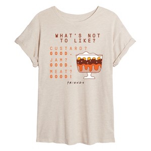 Women's - Friends - Whats Not To Like Parfait Oversized Graphic T-Shirt - 1 of 4