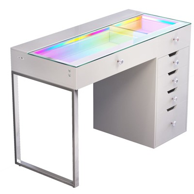 VANITII Diana Vanity Desk Pro, White