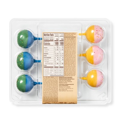 Chocolate and Vanilla Variety Dual Dip Cake Pops - 9.1oz/6ct - Favorite Day™