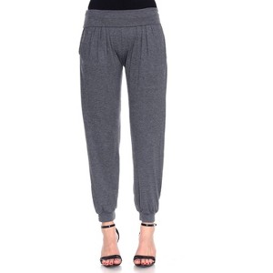 Women's Harem Pants - White Mark - 1 of 3