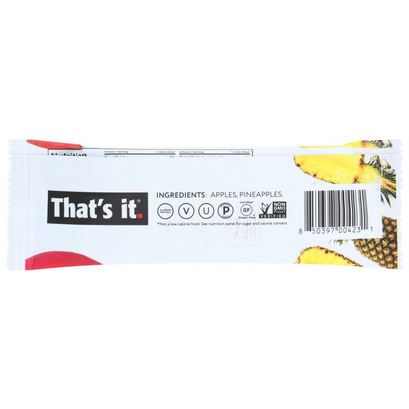 That's It Apple and Pineapple Fruit Bar - 12 bars, 1.2 oz, 3 of 5