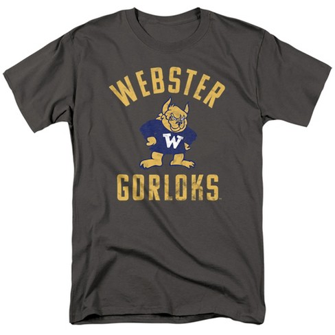 Webster University Official Gorloks Logo Unisex Adult T Shirt, Black - image 1 of 4