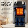 Massage Chair Recliner with Zero Gravity and Full Body Air Pressure with Footrest, Bluetooth Audio, and Ambient Lighting - 3 of 4