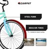Gulches S26204 26 Inch Beach Cruiser Bike for Men and Women, Steel Frame, Single Speed Drivetrain, Upright Comfortable Rides - 3 of 4