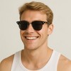 Anna-Kaci Half Frame Retro Style Daily Casual Polarized Sunglasses UV400 Protection - 2 of 4