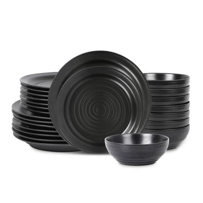 Stone Lain 24pc Orbit Stoneware Dinnerware Set