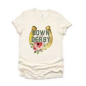 Simply Sage Market Women's Down and Derby Short Sleeve Graphic Tee - 1 of 3