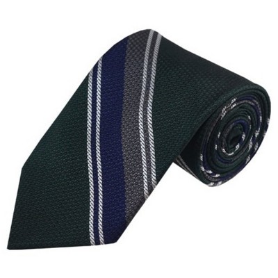 Men's Stripe 3.25 Inch Wide And 58 Inch Long Woven Neckties