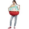 HalloweenCostumes.com One Size   Child Squishmallow Winston the Scarecrow Costume | Squishmallow Costumes, Red/Natural/Green - 2 of 3