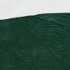 Brooklyn Loom 50"x70" Corduroy Green Throw Blanket - 3 of 4