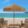 Nemery 11Ft Tiki Umbrella - PAT8112 - Brown - Safavieh - 2 of 3