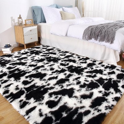 Area Rug Modern Plush Shaggy Rug Indoor Soft Fluffy Carpet Non Slip Non-Shedding Accent Carpet Fuzzy Shag Rug