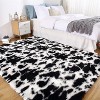 Coucheta Shag Runner Rug Plush Fluffy Non-Slip Hallway Carpet for Bedroom Entryway Kitchen,  Multi-Color & Size - 2 of 4