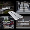 EZ-ACCESS SUITCASE Portable Singlefold Ramp w/Ergonomic Handles, Extruded Tread, and Self Adjusting Bottom Transition Plates - 4 of 4