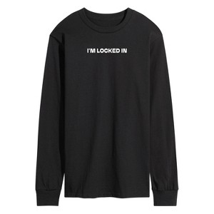 Men's - Instant Message - I'm Locked In Long Sleeve Graphic T-Shirt - 1 of 4