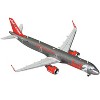 Airbus A321neo Commercial Aircraft "Jet2" (G-SUNO) Gray Metallic with Red Tail 1/400 Diecast Model by GeminiJets - 2 of 3