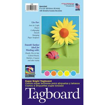 pacon NEON poster board pack 11 x 14 5 sheets – A Paper Hat