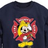 Boys' - Disney - Firefighter Mickey Graphic Long Sleeve Fleece Sweatshirt - 2 of 4