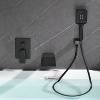 CLIHOME Wall Mount Single-Handle 3-Spray Tub and Shower Faucet with Handheld Shower Head (Valve Included) - 2 of 4