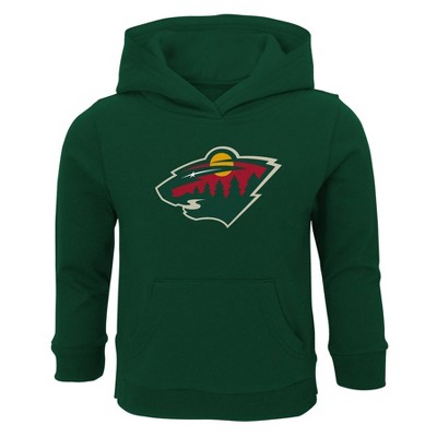  NHL Minnesota Wild Toddler Boys' Poly Core Hoodie - 2T 