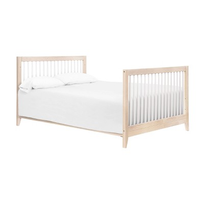 Washed Natural and White Pine 4-in-1 Convertible Crib