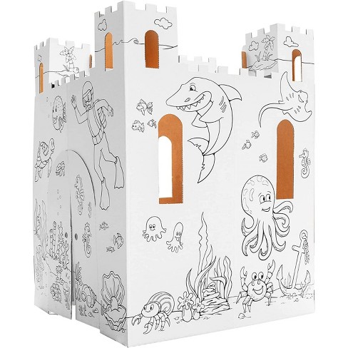 Sandcastle - Giant Coloring Poster for Kids and Adults