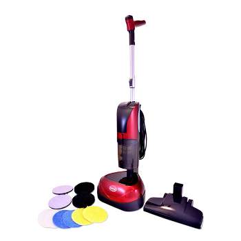 Boss Cleaning Equipment B200752 Gloss Boss Mini Floor Scrubber - Red