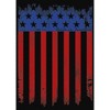 Juniors Womens Lost Gods Distressed USA Flag Racerback Tank Top - 2 of 4