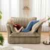SKRAN 49" Oversized Armchair,Upholstered Comfy Corduroy Couch Chair with 2 Large Soft Pillows,for Living Room Bedroom Apartment (Camel, 1 Seat) - 2 of 4