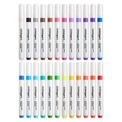 KINGART Acrylic Paint Markers 24 Colors