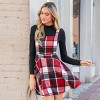 Women's Sleeveless Cross Back Gingham Pinafore Dress - Cupshe - 3 of 4