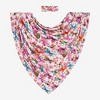 Infant Watercolor Butterfly Swaddle and Headwrap Set - Posh Peanut - 3 of 4