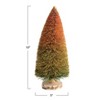 Storied Home Sisal Bottle Brush Tree with Wood Base, Multi Color Ombre - 2 of 2