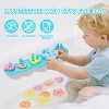 Mold-Free Silicone Bath Toy Set, 20-Piece Color and Shape Sorting with Storage Bag for Toddlers - 2 of 4